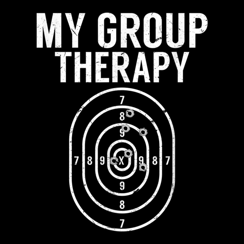 Gun Owner Group Therapy Gift Funny Shooting Range Target Adjustable Cap | Artistshot