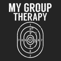 Gun Owner Group Therapy Gift Funny Shooting Range Target 3/4 Sleeve Shirt | Artistshot