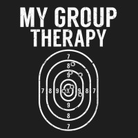 Gun Owner Group Therapy Gift Funny Shooting Range Target Classic T-shirt | Artistshot