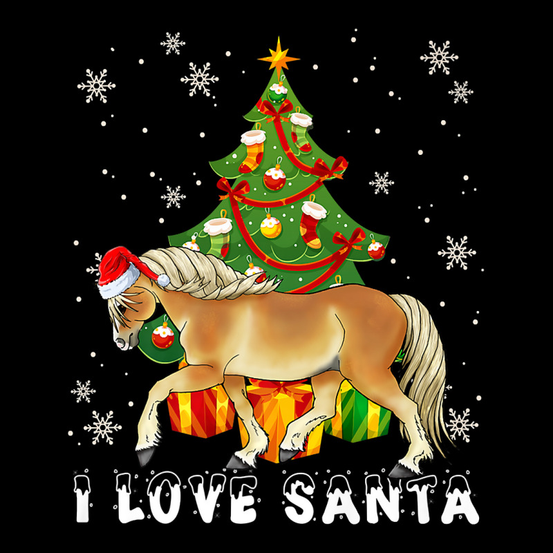 Haflinger Horse I Love Santa Christmas Pjs Horses Lover Premium T Shir Adjustable Cap | Artistshot