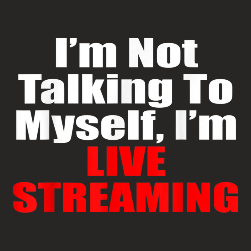 Live Streaming Streamer Gift Ladies Fitted T-Shirt by TiffaneyAitchison | Artistshot