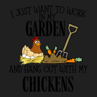 I Just Want To Work In My Garden And Hang Out With My Chickens Ladies Polo Shirt | Artistshot