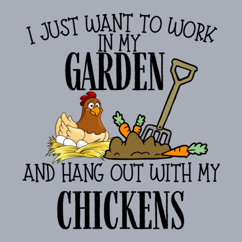 I Just Want To Work In My Garden And Hang Out With My Chickens Tank Dress by ArikaCastilaw | Artistshot