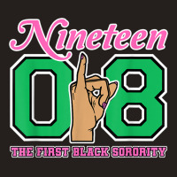 J15 Nineteen 08 Founders Day Aka Women Hand Sign Tank Top | Artistshot