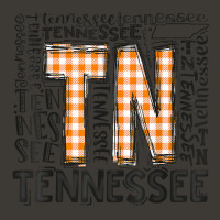 Tennessee State Flag Orange Plaid Tn T Shirt Bucket Hat | Artistshot