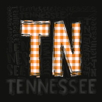 Tennessee State Flag Orange Plaid Tn T Shirt Scorecard Crop Tee | Artistshot