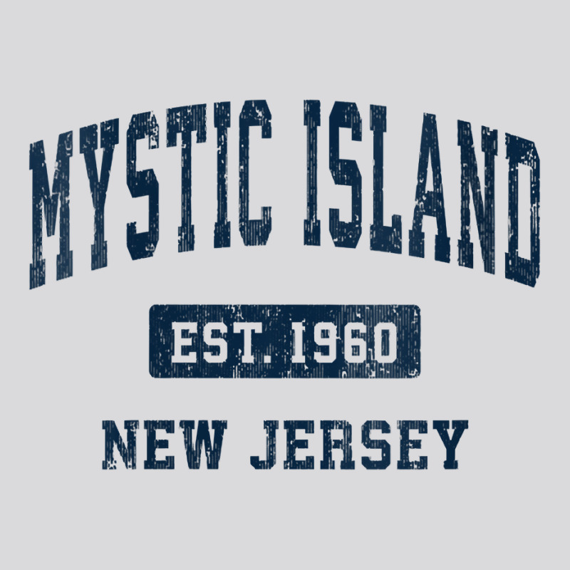 Womens Mystic Island New Jersey Nj Vintage Athletic Sports Design V Ne Women's Triblend Scoop T-shirt by gocuzhejani | Artistshot