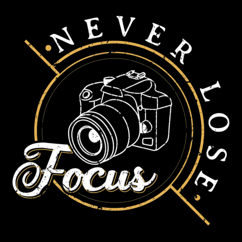 Never Lose Focus Photographer Camera Photo Lense Women's V-Neck T-Shirt by cm-arts | Artistshot