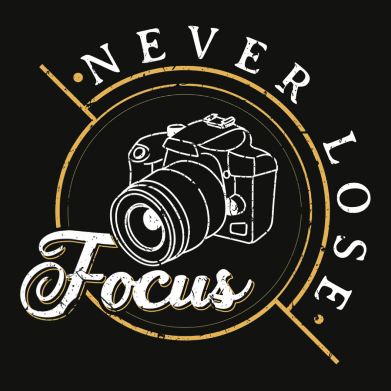 Never Lose Focus Photographer Camera Photo Lense Scorecard Crop Tee by cm-arts | Artistshot