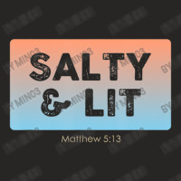 Christian Salty & Lit Ladies Fitted T-shirt | Artistshot