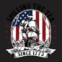 Spilling The Tea Since 1773 American History Teacher Vintage Pullover T-shirt | Artistshot