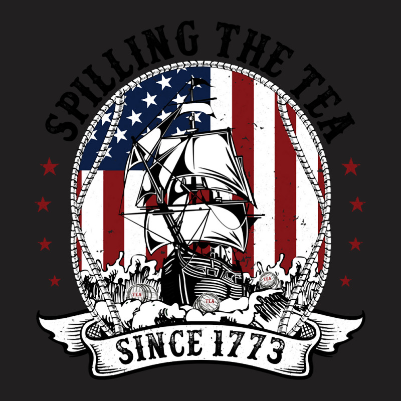 Spilling The Tea Since 1773 American History Teacher Vintage Pullover T-shirt | Artistshot