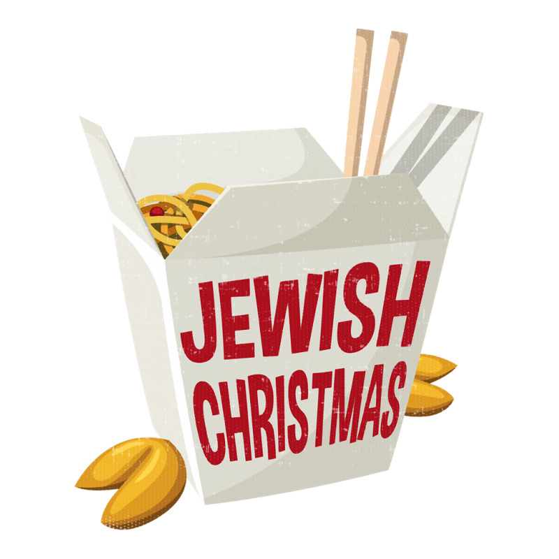 Jewish Christmas Funny Xmas Hanukkah Chinese Food V-neck Tee | Artistshot