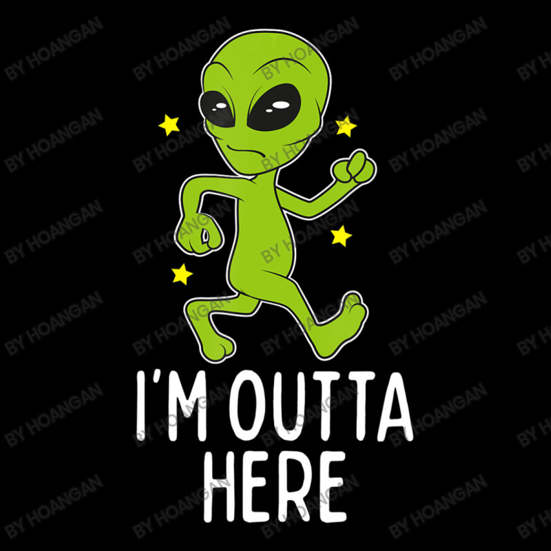 I'm Outta Here Alien Storm Area 51 Alien Running Away Long Sleeve Shirts | Artistshot