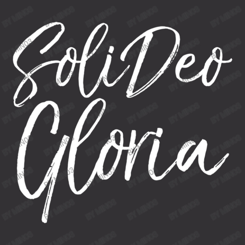 Christian Saying Glory To God Along Latin Soli Deo Gloria Vintage Short by Min03 | Artistshot