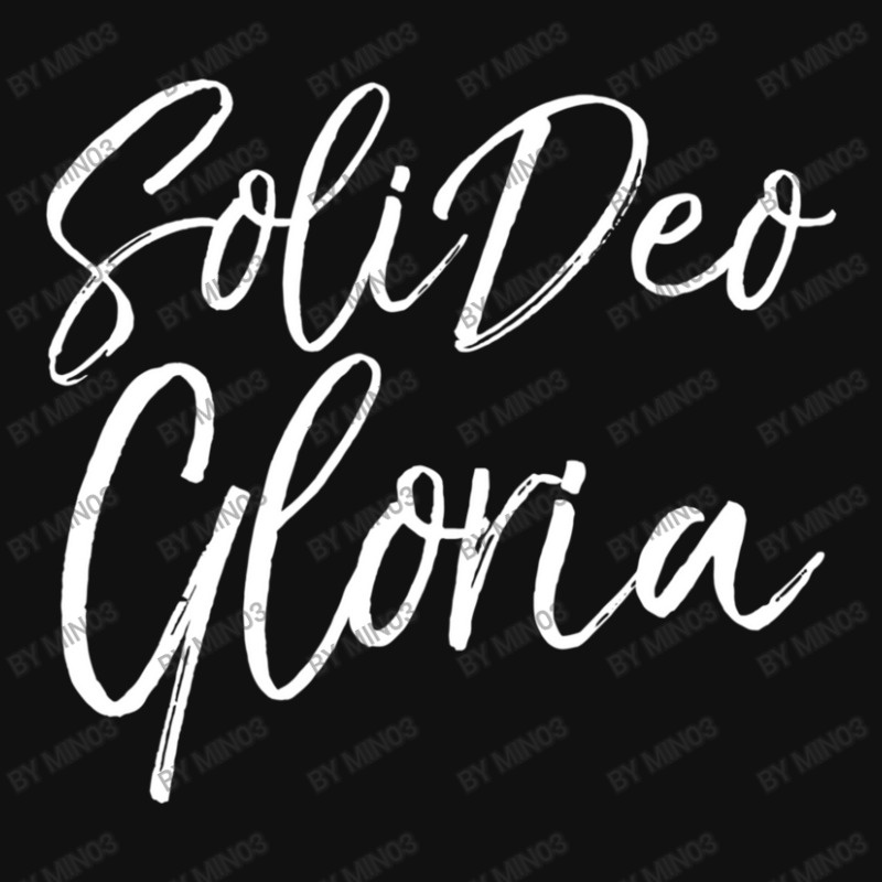 Christian Saying Glory To God Along Latin Soli Deo Gloria Baby Beanies by Min03 | Artistshot