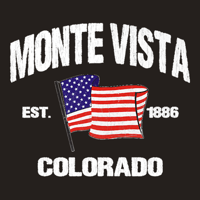 Monte Vista Colorado Co Usa Stars & Stripes Vintage Style Premium Tank Top by kevinnichols | Artistshot