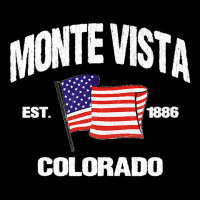 Monte Vista Colorado Co Usa Stars & Stripes Vintage Style Premium Zipper Hoodie | Artistshot