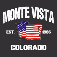 Monte Vista Colorado Co Usa Stars & Stripes Vintage Style Premium Vintage Hoodie | Artistshot