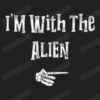 I'm With Alien Halloween Costume Couples Matching T-shirt | Artistshot