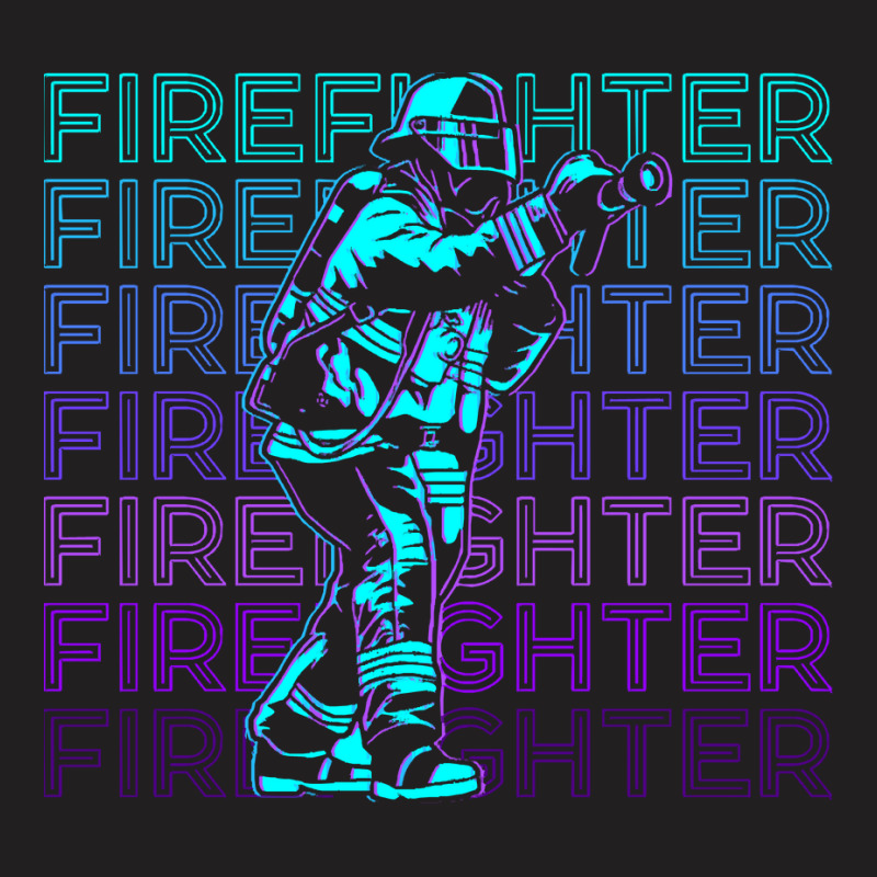 Firefighter,firefighter,firefighting,fireman,retro,gift,family,funny,f T-shirt | Artistshot