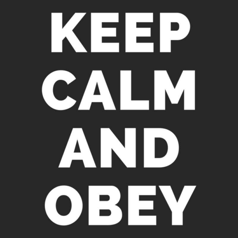 Keep Calm And Obey - Black And White Simple Font - Funny Meme Sarcasti Women's Pajamas Set by LarryCory | Artistshot