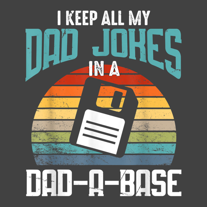 Funny Dad Jokes Database Pun Best Dad Humor Fathers Day T Shirt Vintage T-Shirt by cm-arts | Artistshot