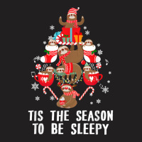 Tis The Season To Be Sleepy Funny Christmas Sloth Lover T Shirt T-shirt | Artistshot