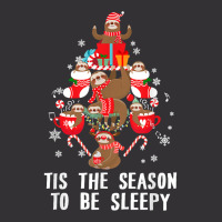 Tis The Season To Be Sleepy Funny Christmas Sloth Lover T Shirt Vintage Short | Artistshot