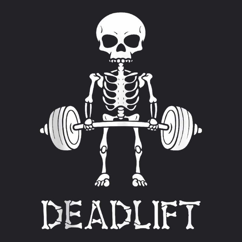 Skeleton Dead Lift Funny Halloween Lifting Weights Men Women Tank Top Youth Tee | Artistshot