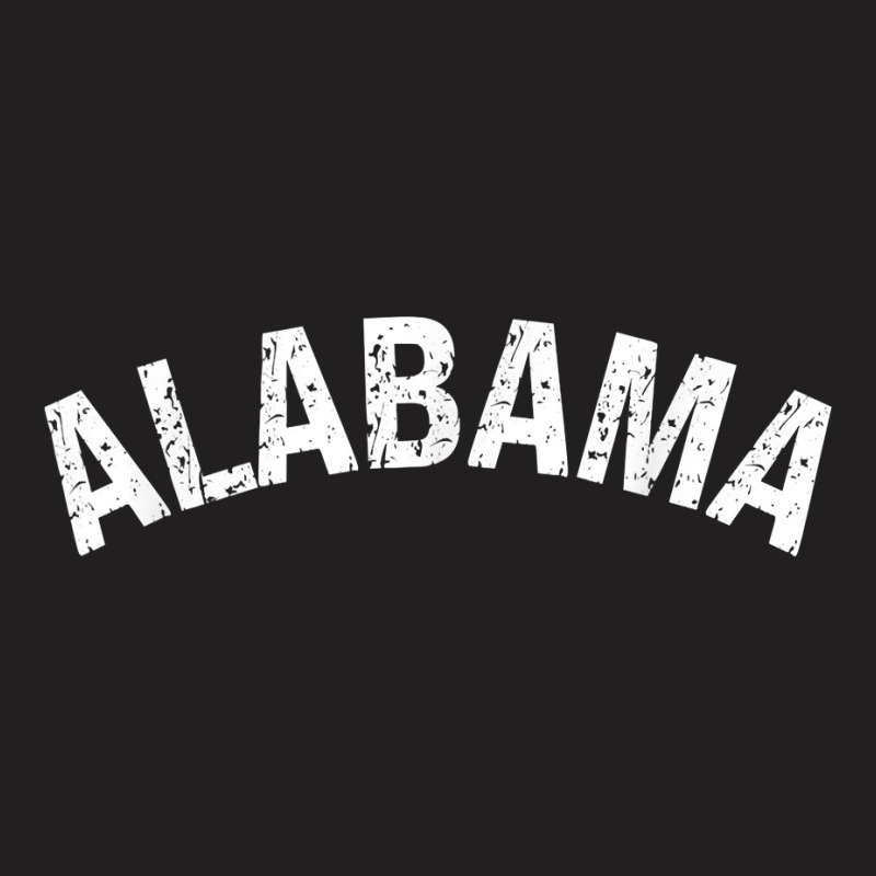 Vintage Alabama Mens Alabama Womens Red T Shirt T-Shirt by pofijinashu | Artistshot