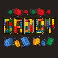 Daddy Brick Builder Funny Blocks Master Builder Dad Tank Top | Artistshot