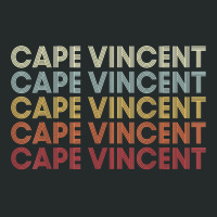 Cape Vincent New York Cape Vincent Ny Retro Vintage Text T Shirt Women's Triblend Scoop T-shirt | Artistshot