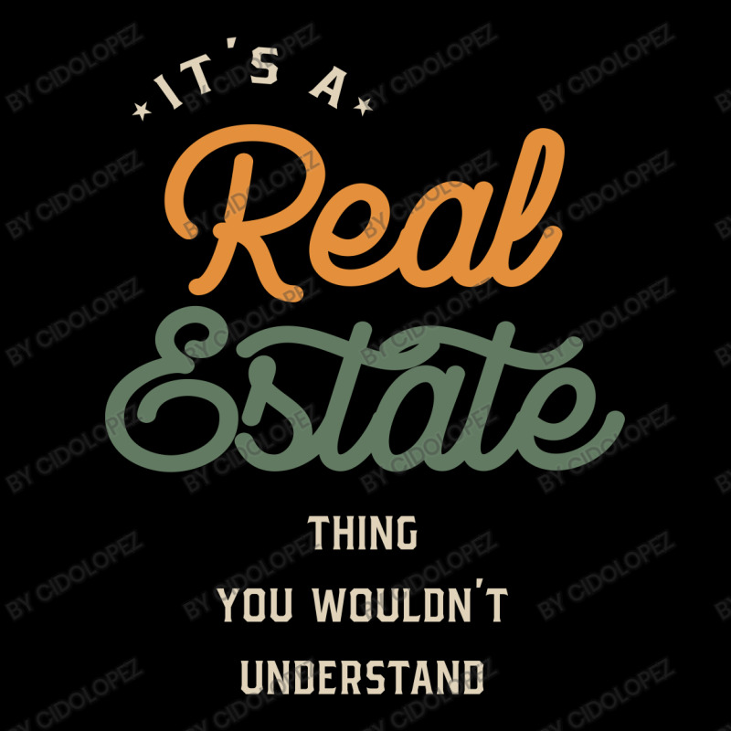 A Real Estate Thing, You Wouldn't Understand Men's 3/4 Sleeve Pajama Set by cidolopez | Artistshot