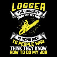 Logger The Hardest Part Of My Job Is Being Nice To People Who... Youth Jogger | Artistshot