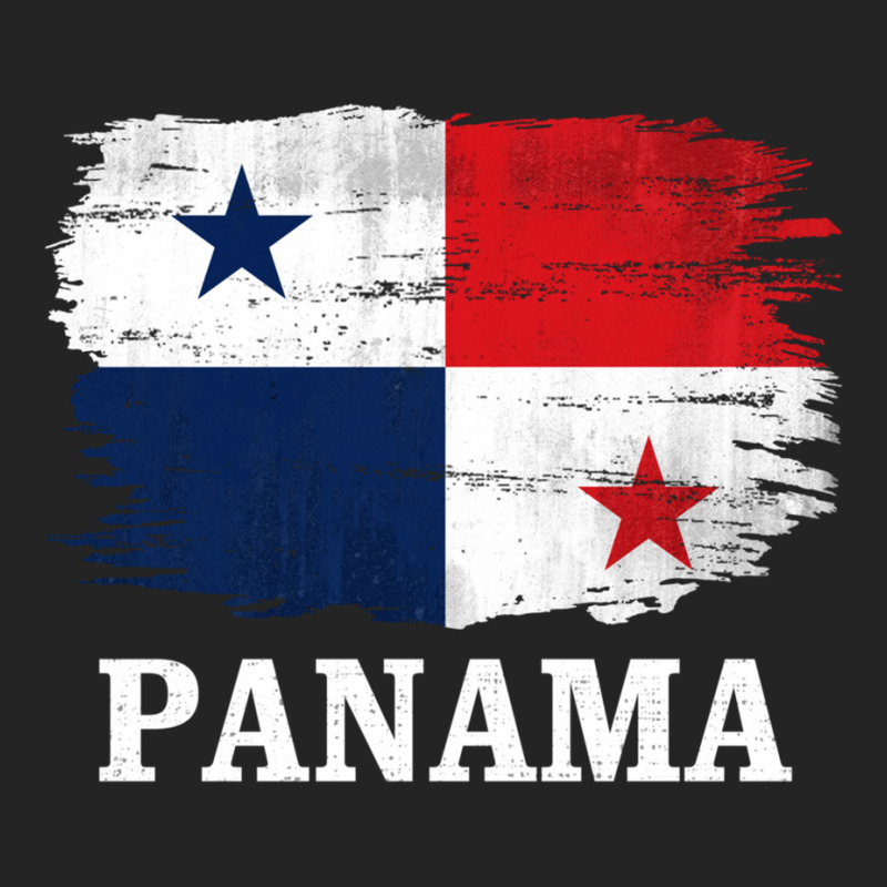 Vintage Panama Flag For Panamanian Gift Long Sleeve T Shirt 3/4 Sleeve Shirt by cm-arts | Artistshot