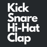 Kick Snare Hi-hat Clap Crewneck Sweatshirt | Artistshot