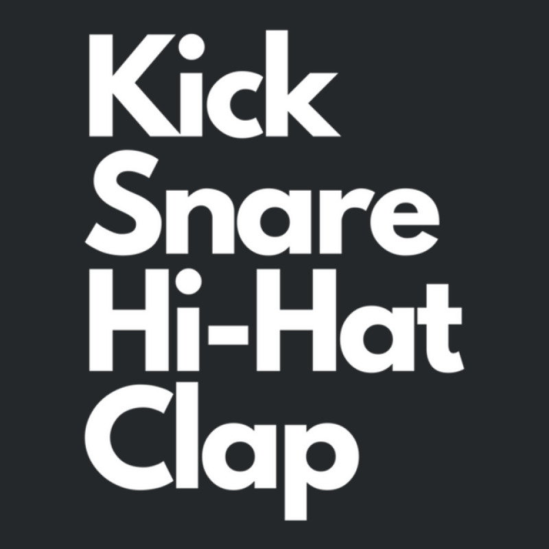 Kick Snare Hi-hat Clap Crewneck Sweatshirt | Artistshot