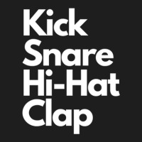 Kick Snare Hi-hat Clap Classic T-shirt | Artistshot