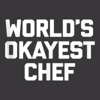 World's Okayest Chef T Shirt Funny Chef Cooking Food Chef Tank Top Ladies Curvy T-shirt | Artistshot