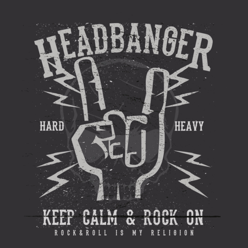 Headbanger - Metalhead Vintage Hoodie | Artistshot