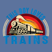 This Boy Loves Trains Railway Locomotive Steam Train T Shirt Lightweight Hoodie | Artistshot