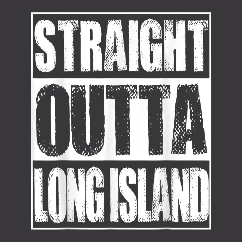 Vintage Straight Outta Long Island New York Gift Ladies Curvy T-Shirt by StarActon | Artistshot