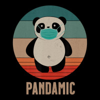 Panda Bear With Mask Pandemic Pandamic Retro Panda V-neck Tee | Artistshot