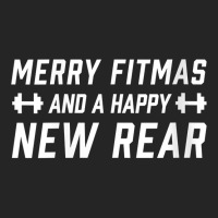 Womens Merry Fitmas And A Happy New Rear Womens Christmas Gift V Neck Unisex Hoodie | Artistshot