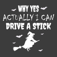 Why Yes Actually I Can Drive A Stick   Witch Halloween Day Premium T S Men's Polo Shirt | Artistshot