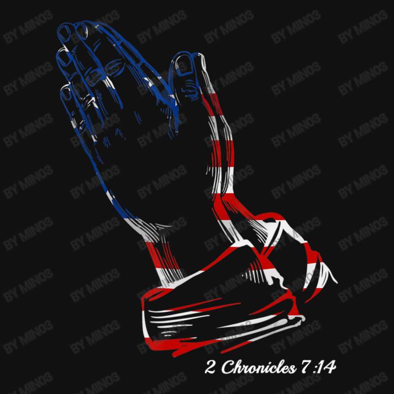 Christians Pray For America 2 Chronicles 714 Praying Hands Slide Sandal | Artistshot