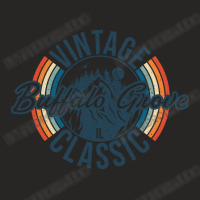 I Love Buffalo Grove Illinois Retro Vintage Classic Limited Edition Ladies Fitted T-shirt | Artistshot