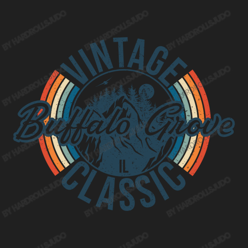 I Love Buffalo Grove Illinois Retro Vintage Classic Limited Edition Ladies Polo Shirt by hardrollsjudo | Artistshot