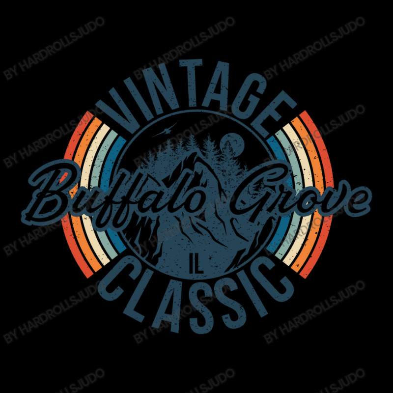 I Love Buffalo Grove Illinois Retro Vintage Classic Limited Edition Cropped Sweater by hardrollsjudo | Artistshot